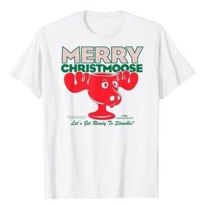 National Lampoon's Christmas Vacation Merry Christmoose T-Shirt sz‎ L (1364)